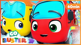 Mountain Adventure with Scout and Ash 🚗✨ | Go Buster - Bus Cartoons & Kids Stories