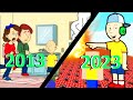 Evolution of Caillou Gets Grounded/GoAnimate from 2013 - 2024