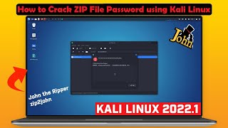How to Open Password Protected ZIP File Using Kali Linux [John The Ripper ]