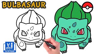 How To Draw Bulbasaur | Draw Pokemon Easy Step By Step