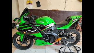 ganteng parah ninja fi old modif zx25r asli keren gaes