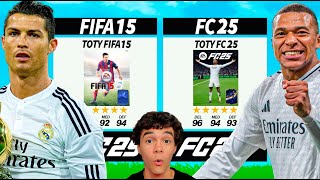 ¡TOTY DE FIFA 15 vs TOTY DE FC25 en FIFA!