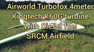 Airworld Turbofox 4 Meter with Kingtech K60G Maiden flight