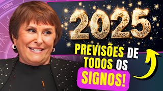 Previsões de TODOS os SIGNOS para 2025 | Márcia Sensitiva