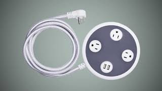 41386: GE 3 AC 2 USB Surge Orb - Overview