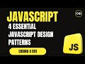 4 Essential JavaScript Design Patterns – Module, Singleton, Factory & Observer Explained with Code