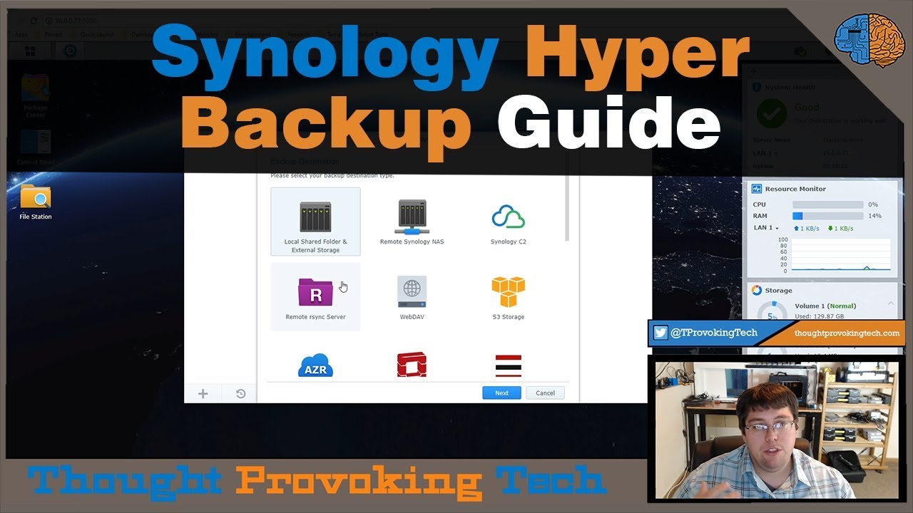 Synology Hyper Backup Guide - YouTube