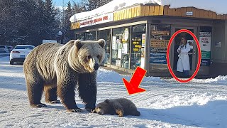 Mother bear brought her injured cub to the clinic for help, but the nurse did something shocking