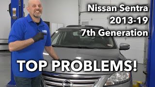 Top 5 Problems Nissan Sentra Sedan 2013-19 7th Generation