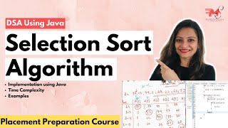Selection Sort (Concept +Java Code) | Time Complexity | Examples | Data Structures #52