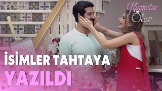 Melis ve İlkay İsimlerini Tahtaya Yazdı - Kısmetse Olur 409.Bölüm