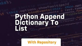 python append dictionary to list