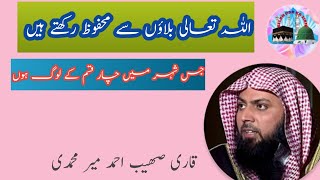 جس شہر میں چار قسم کے لوگ ہوں اللہ تعالی  بلاؤں سے محفوظ رکھتا ہے  QARI SOHAIB AHMED MEER MUHAMMADI