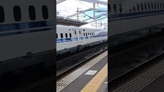 新山口駅を通過　#山陽新幹線　#新幹線のぞみ