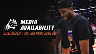 2021 NBA Finals Media Day: Mikal Bridges