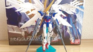 RG Wing Gundam Zero EW review part2 RG ウイングガンダムゼロEW版　完成編　ガンプラ