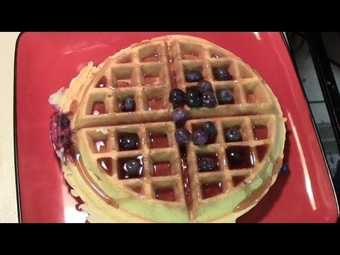 How to Make Blueberry Waffles How to Make Blueberry Waffles