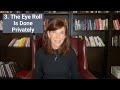 eye rolling what it means and how to respond