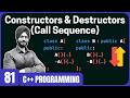 Call Sequence of Constructors and Destructors