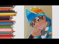 Drawing BoBoiBoy Sopan Fanart - Speed Drawing