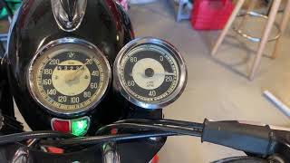 Bmw R69S 1967 with tachymeter, first test