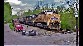 Railfanning in Visalia KY Feat. UP and NS Power on CSX B641