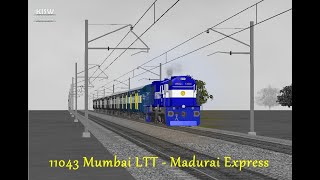 🔴[LIVE] 11043 Madurai Express |  WHSR | #MSTS #IRTSFAN