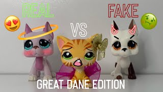 THEY WERE FAKE?! | how to tell if your LPS great dane is fake!