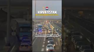 22.12.2024 yerel saat 07:07 Hırvatistan çıkış Sırbistan giriş yoğunluk var #izinyolu #silayolu