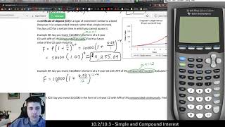 [Math 3033] Compound Interest (example 2 - monthly)