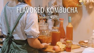 [4K] Sustainable Living: Brewing Kombucha at Home | Silent vlog #75 | Philippines