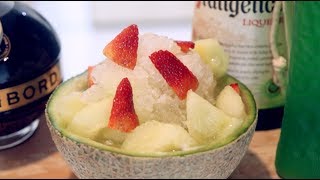 Japanese Melon Ice Kacang 刨冰