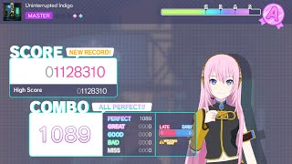 【Project Sekai】絶え間なく藍色 (Uninterrupted Indigo) [MASTER Lv.28] ALL PERFECT