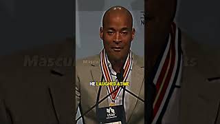 David Goggins gets emotional talking about his past