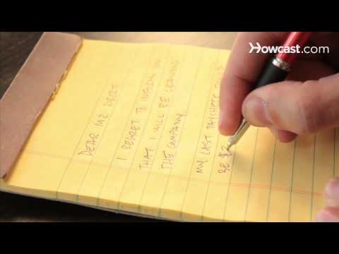 How to Give Written Notice to Your Employer How to Give Written Notice to Your Employer