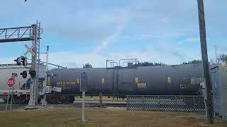 csx m520 with doublestacks on the end brewton Alabama