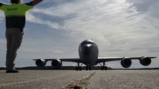 Me marshaling in. kc-135