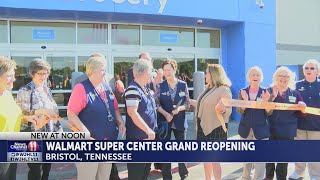 Bristol, TN Walmart hosts grand re-opening ceremony following renovation