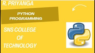 CASE STUDY |PYTHON PROGRAMMING |SNS INSTUTION