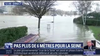 À Paris, la Seine ne devrait pas finalement pas dépasser les 6 mètres ce week-end