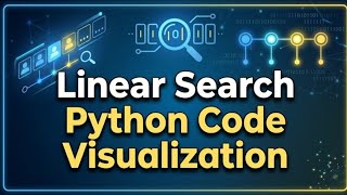 Linear Search Visualization in Python 🔍 | Step-by-Step Animation