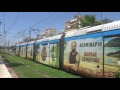 egg shaped trams in athens greece 2017