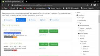 How to manually install a plugin in Moodle?