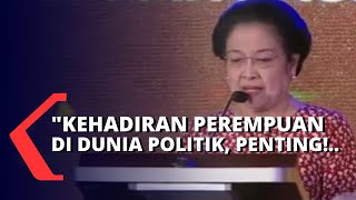 Megawati Soekarnoputri Mengajak Perempuan Indonesia Berani Berpolitik