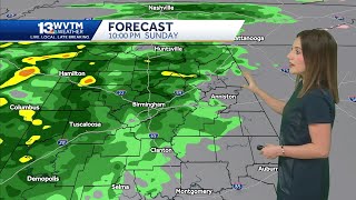 Rain returns to Alabama's forecast Sunday with warmer days leading into February.