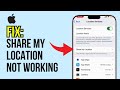 How To FIX Share My Location Not Working On iPhone