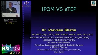 Debate e TEP vs  IPOM for Ventral Hernia: In-favour of IPOM