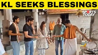 KL Rahul visits Mangalore temple with wife Athiya Shetty | Sports Today