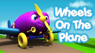 Wheels On The Plane | Bus | Nursery Rhymes | Baby Songs | Kids Songs | 4K