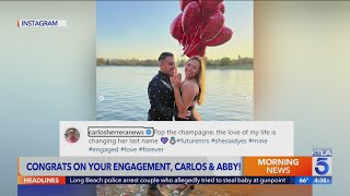 KTLA's Carlos Herrera gets engaged!